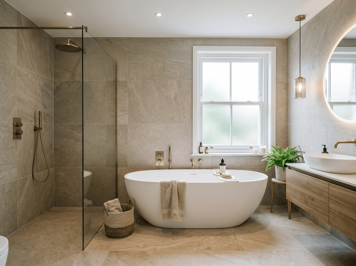 Artisan Company luxury bathroom renovation, Dorking, Surrey